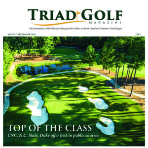 August cover of Triad Golf Magazine