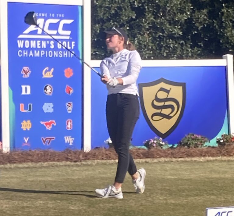 Pate, Chacarra finish top 10 in ACC stroke play at Sedgefield