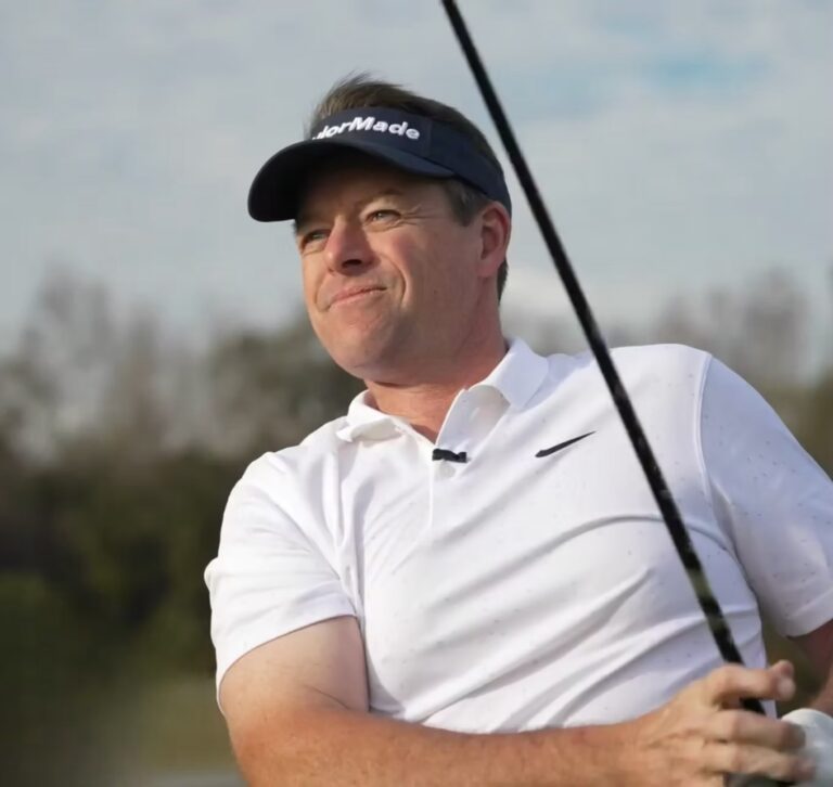 Steve Scott on leaderboard at Carolinas Open