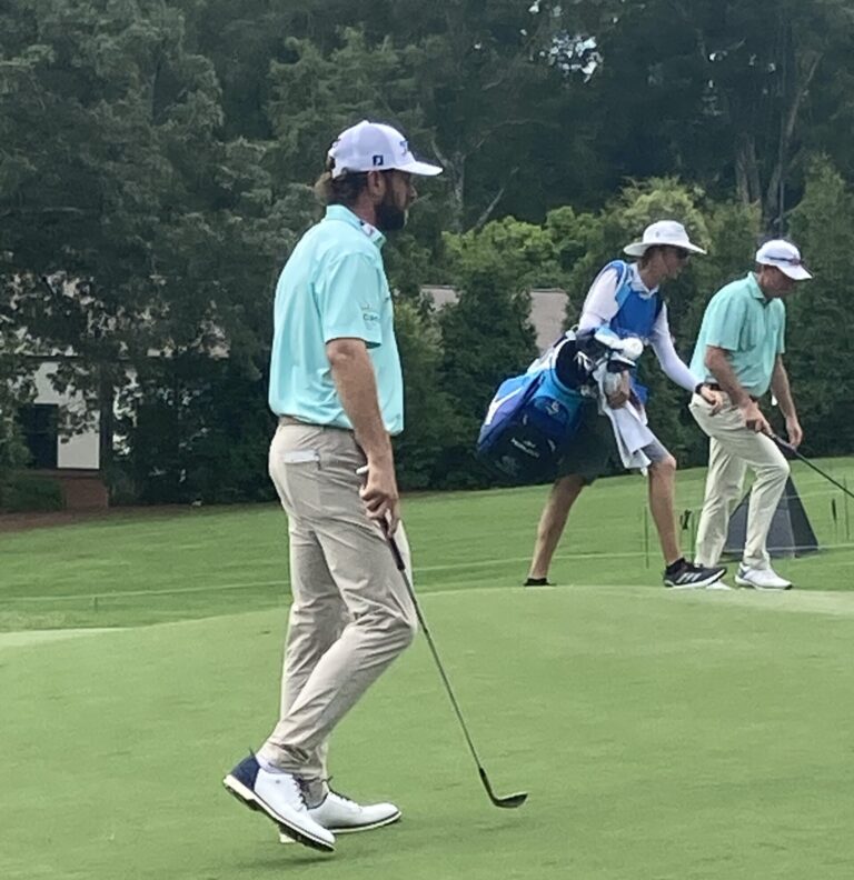 Wake grad gives up early Sunday lead at Masters